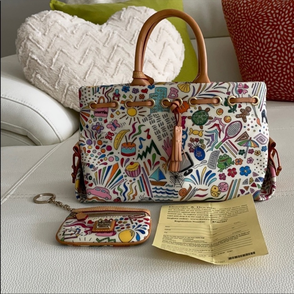 Dooney & Bourke Multi color handbag and wallet